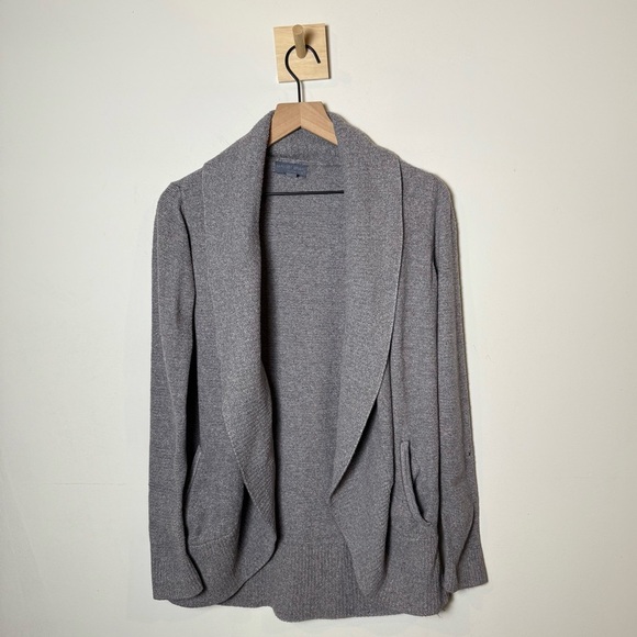 Barefoot Dreams Sweaters - Barefoot Dreams CozyChic Lite Circle Cardigan Blue Gray Size M